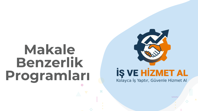 Makale Benzerlik Programları